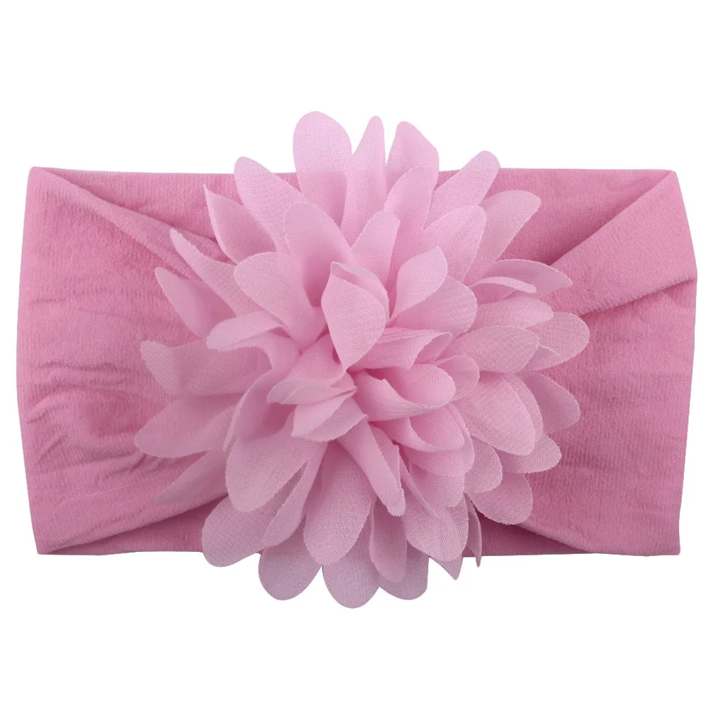

Cute Flower Baby Headband Turban Newborn Baby Girl Headbands Elastic Kids Hair Band Baby Girl Hair Accessories Nylon Hairband