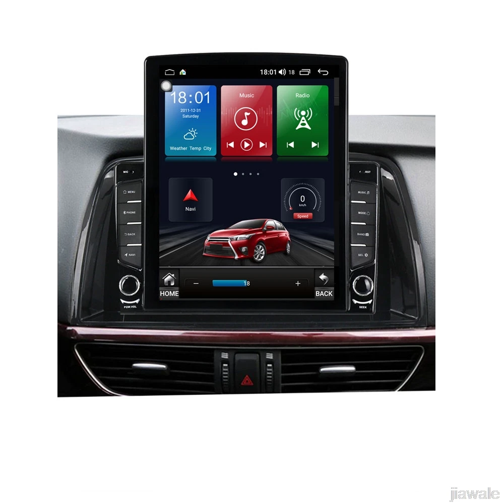 

9.7" octa-core tesla style vertical screen Android 10 Car GPS Stereo Multimedia for Mazda 6 Atenza Mazda6 2014-2016