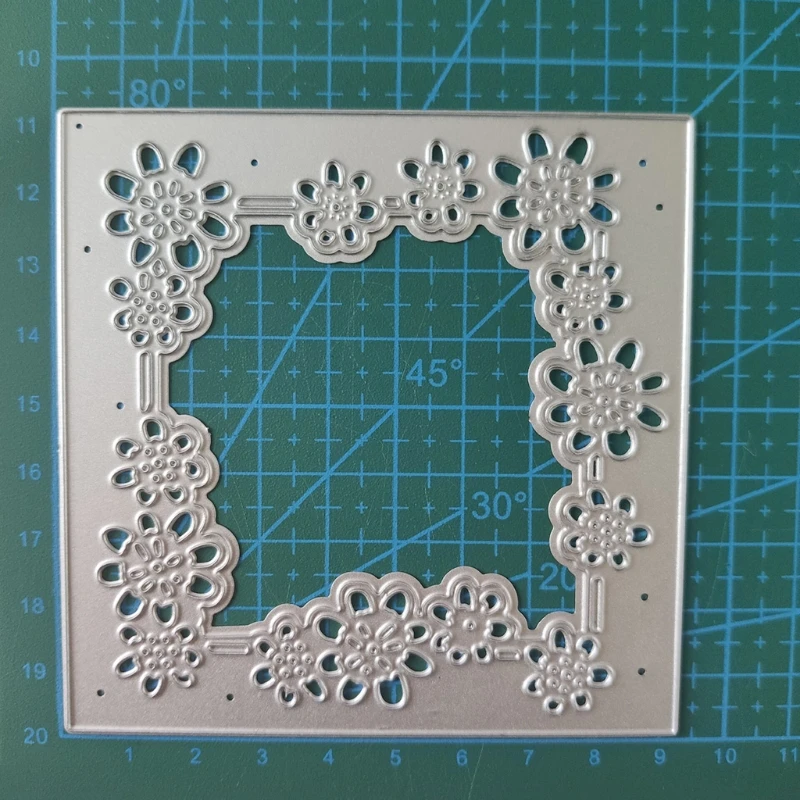 

Flower Frame Metal Cutting Dies Stencil Scrapbooking DIY Album Stamp Paper Card Embossing Decoration Craft