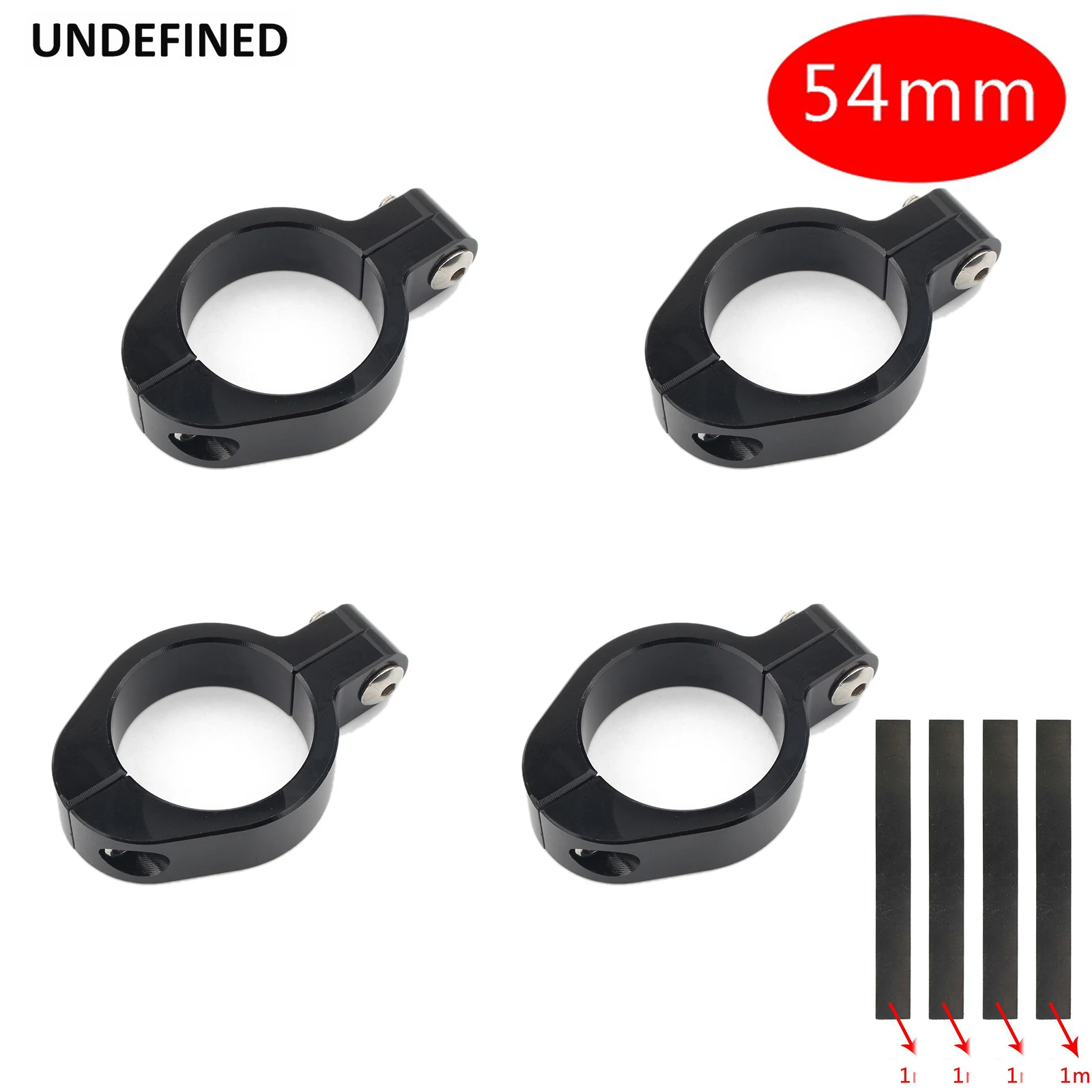 

52MM-54MM Fork Tube Motorcycle Headlight Mount Bracket Clamp Spotlight Holder for Harley Dyna Chopper Bobber Cafe Racer