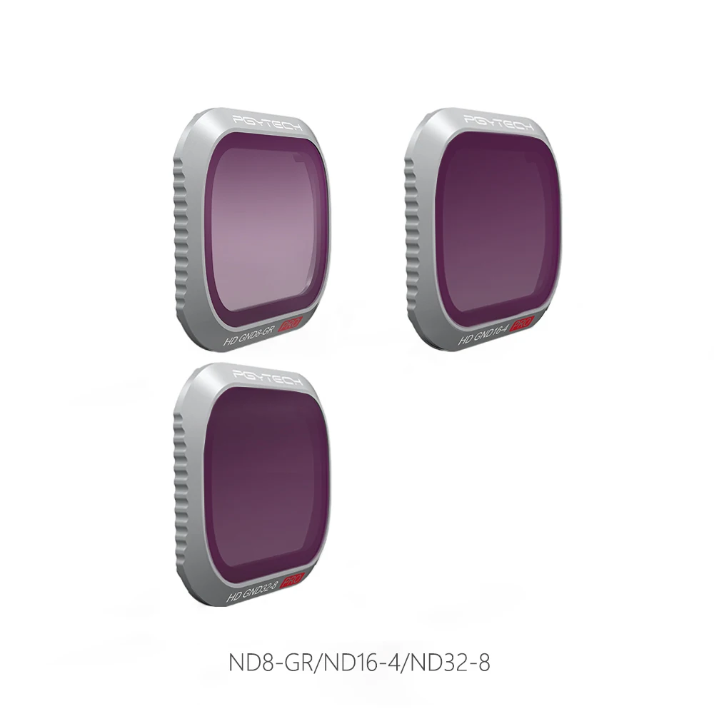 ND8-GR ND16-4 ND32-8 PGYTECH Mavic 2 Pro Камера Комплект фильтров для объектива ND8/16/32/64-PL ND8/16/32/64 ГБ фильтры Комплект для DJI Mavic Pro/Air 2/Pro фильтр аксессуары для дрона - Цвет: ND8-GR ND16-4 ND32-8