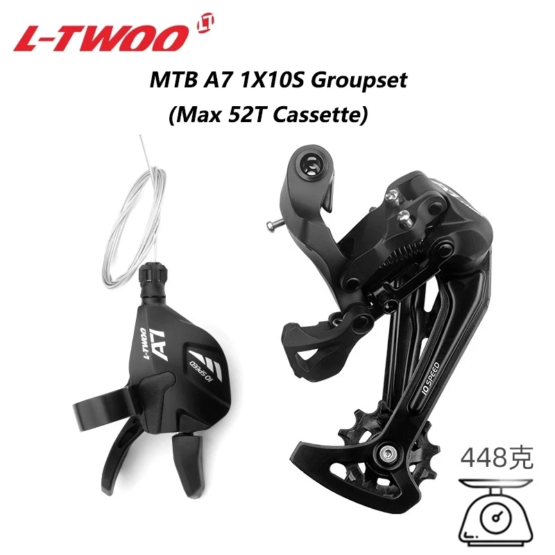 

LTWOO MTB Bike 1*10 Speed Groupset 10s Shifter Rear Derailleur A7 10V system stand by max 52T Cassette for m610 m670 x5 x7 10s