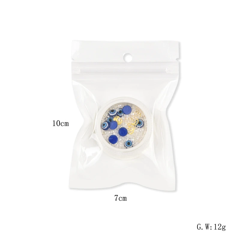 Одна коробка полимерные бусины в форме Луны 3D Искусственные акриловые наклейки