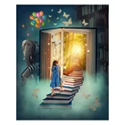 Dpsprue 5D алмазная живопись полная мультяшная книга Бриллиантовая мозаика дома продажи 5D алмазная книга-вышивка Стразы картины подарок