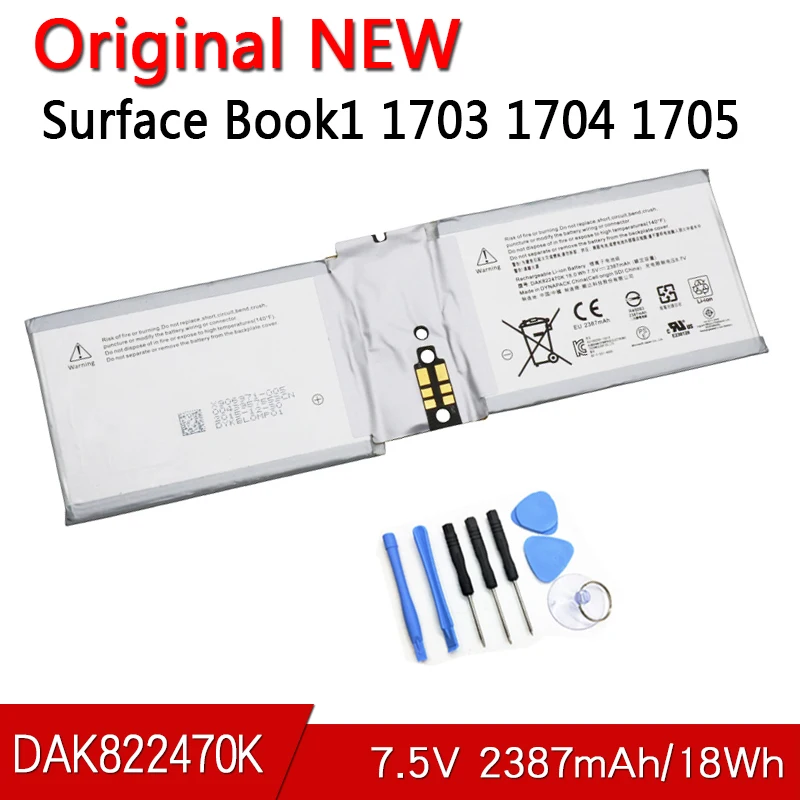 

DAK822470K New Original G3HTA020H G3HTA044H Battery For Microsoft Surface Book 1 1703 1704 1705 1785 CR7 book 2(13inch only)
