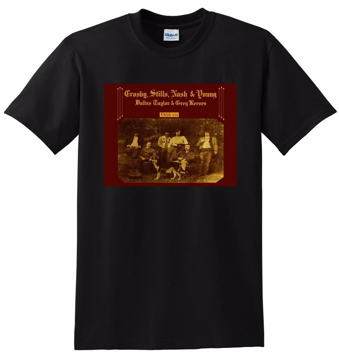 Футболка Crosby Stills Nash Young Deja Vu|Мужские футболки| |