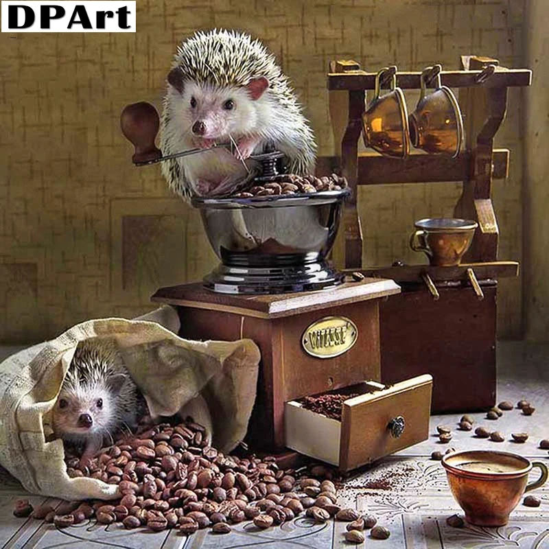 1 Алмазная живопись полная квадратная/круглая дрель мультяшный Ежик 5D Daimond вышивка крестиком Набор Мозаика Стразы картина A023 - Цвет: 1