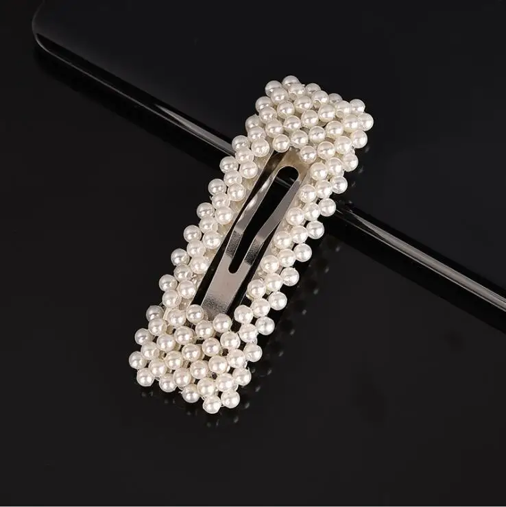 Silver(7.8cm) Элегантные жемчужные заколки для волос для женщин и девочек, металлическая заколка-палочка, Шпилька для волос, Золотая ручная работа, корейский дизайн, аксессуары для укладки волос - Цвет: Silver(7.8cm)