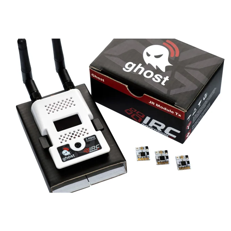 

ImmersionRC Ghost 2.4Ghz Long Range w/3xReceiver 3xAntenna Transmitter Module Combo Kit for FrSky Radiomaster RC Drone Accs