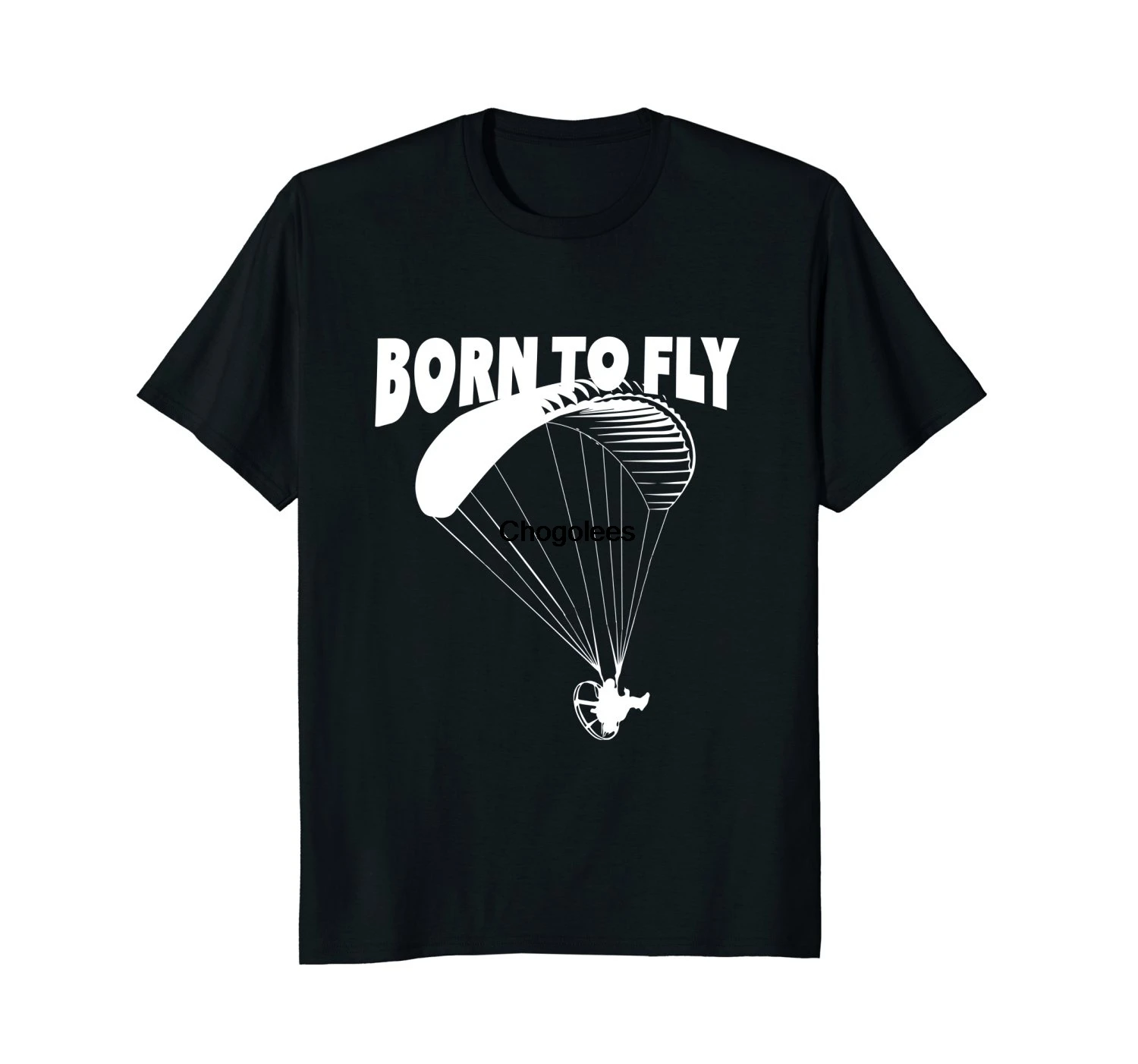 Забавный парамотор забавная Мужская футболка |