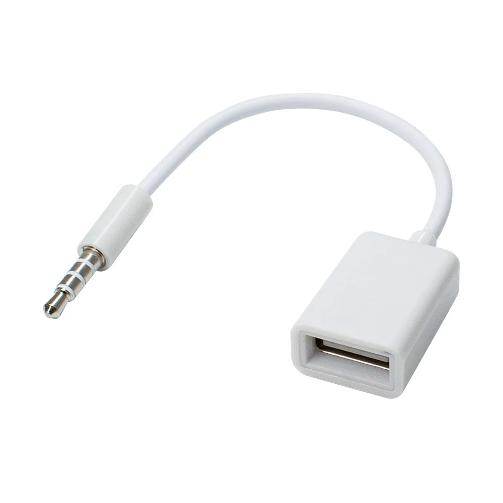 USB мама 3 5 мм аудио AUX кабель штекер к порту вставка U диск Автомобильный MP3