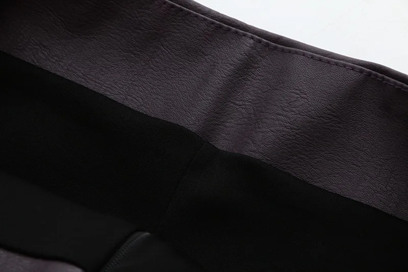 

Plus Size Women's XL-4XL PU Leather Skirts Casual Mini Skirts