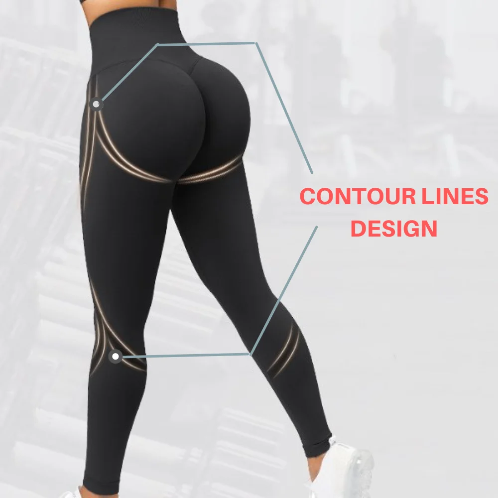 

Leggings Women Scrunch Butt Yoga Pants Smile Contour Seamless Leggin Booty Sport Woman Tights High Waisted Leeging Gym Leggings