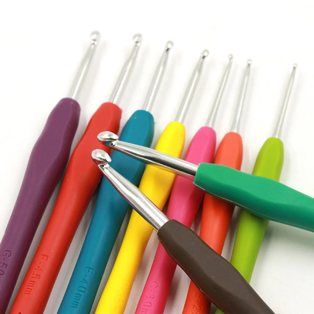 Алюминиевые крючковые иглы силиконовые поделки сделай сам инструменты для шитья