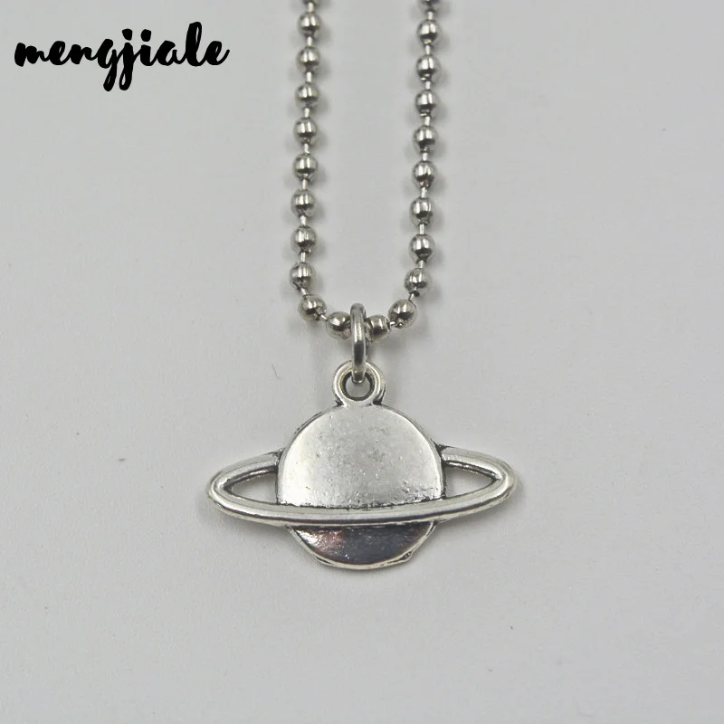 1 шт. лидер продаж подвеска в виде планеты шар на цепочке ожерелье Прямая