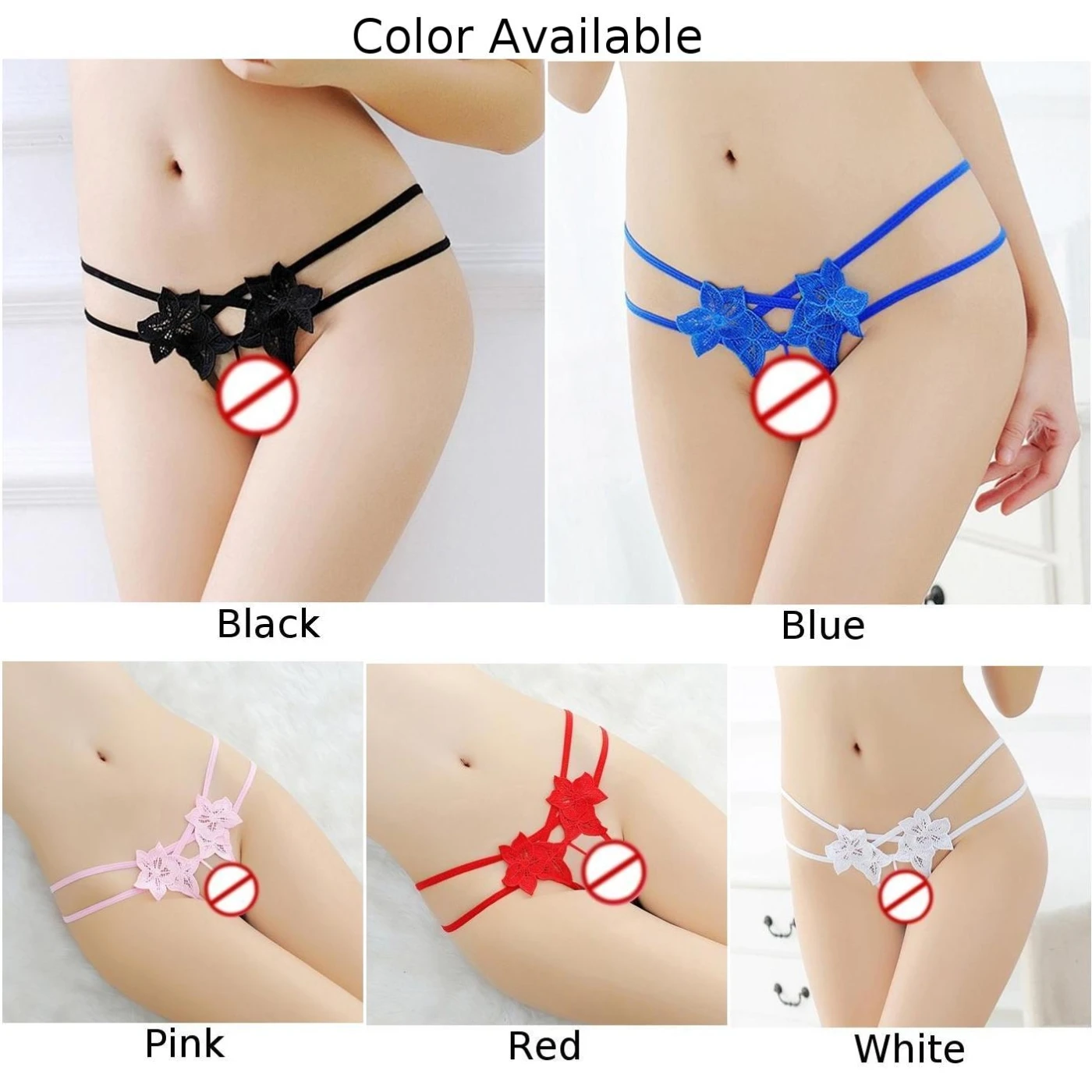 

Bow Open Crotch Underwear Sexy Butterfly Erotic Costumes Exotic Accessories For Women Lingerie Underwear