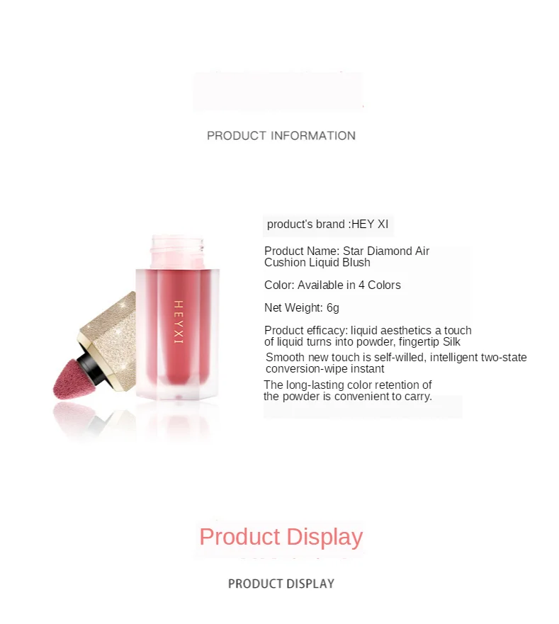 

2020 New Face Liquid Blusher Contour Makeup Long-lasting Matte Make Up Natural Cheek Contour Blush Gradient Moisturizing Brighte