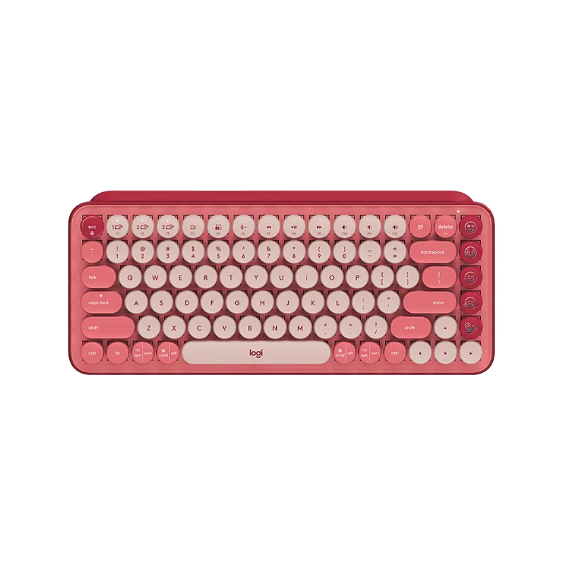 logitech pop keys wireless gaming mechanical keyboard colorful macaron office keyboard ttc axis custom emoj button game keyboard free global shipping