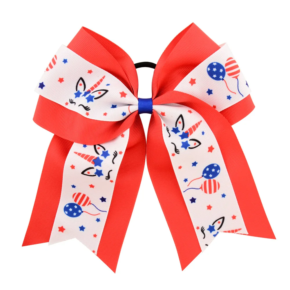 1 шт. 8 дюймов единорог точка звезда ободок эластичная резинка для волос ручная