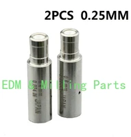 2pcs cnc edm wire cut machine parts white ceramic electrode guide 0 25mm for edm wire cut mill part
