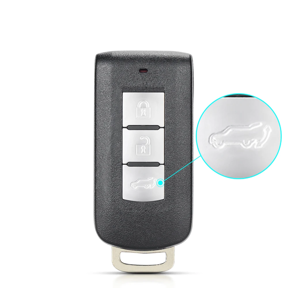 

KEYYOU 2/3/4 кнопки Автомобильный Дистанционный смарт-ключ сменный корпус для Mitsubishi ASX Outlander Sport Pajero Shogun Montero Lancer RVR