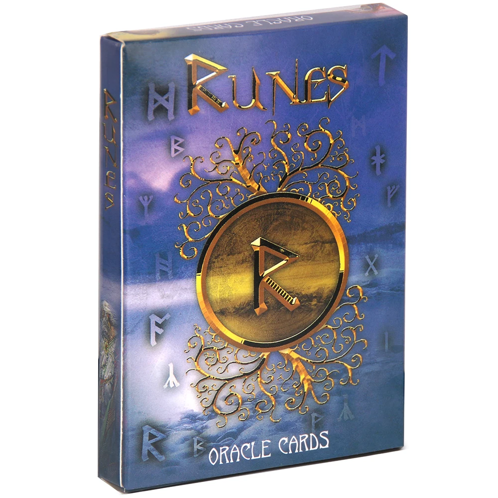

Runes Oracle Cards Decks Divination Cards Game for Family Party Game