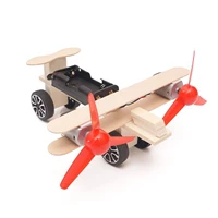 creative electric taxiing plane small production diy small invention childrens handmade materials popular science model gift