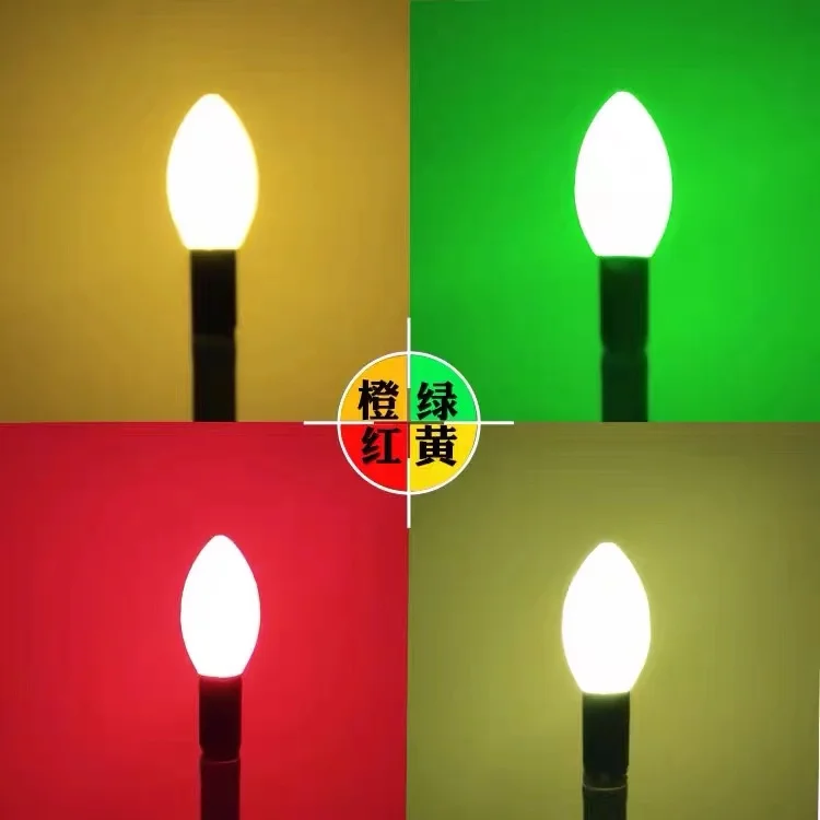 2pcs/lot Light Stick Yellow/Red/Orange Lightstick Work CR322 Battery LED Luminous Float Night Fishing Bobber Accessory |