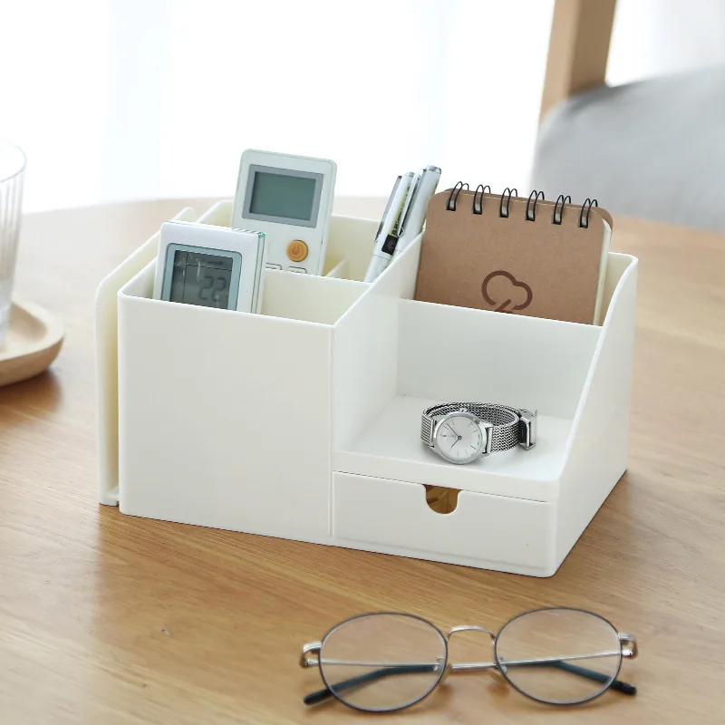 

2021Drawer Desktop Storage Box Rack Nordic Style Office Finishing Desk School Supplies Shelf Stationery Storage Office