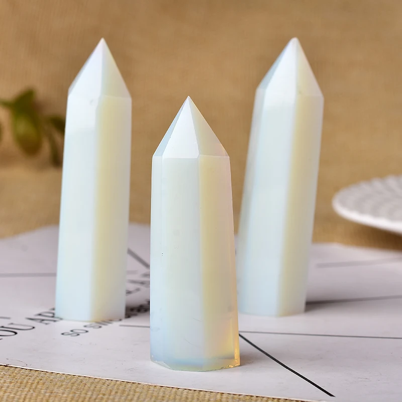 1 шт. натуральный кристалл зеркальная точка лечебный камень обелискатель сделай