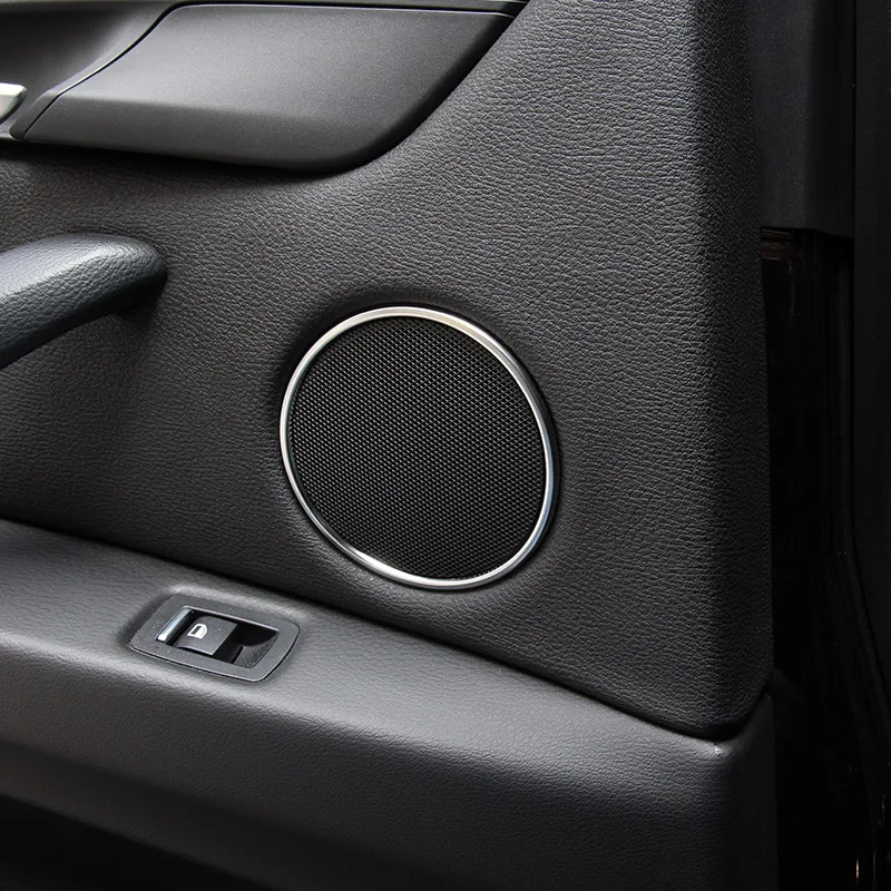 Для BMW X5 F15X6 F16 14 18 ABS хромированный автомобильный Стайлинг звуковая колонка