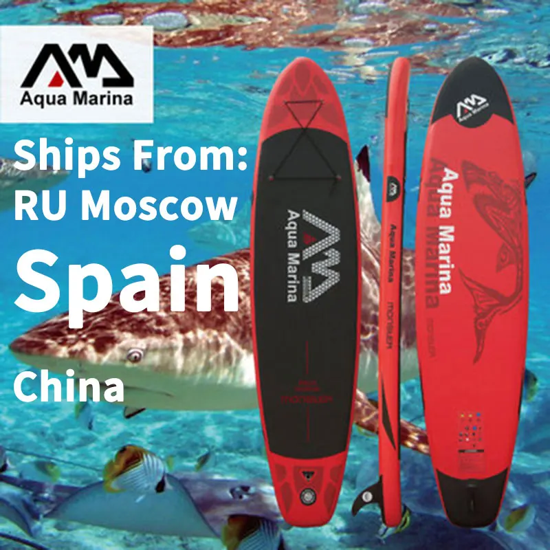 Доска для серфинга с монстрами Аква Мариной 3 65 м весло доска толщиной 15 см