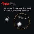Afishlure 5 шт. в лоте; Привести Вес поворотный Чебурашка грузило Jig Head свинцовые Вес s приманки рыболовные Техас установки Сенько