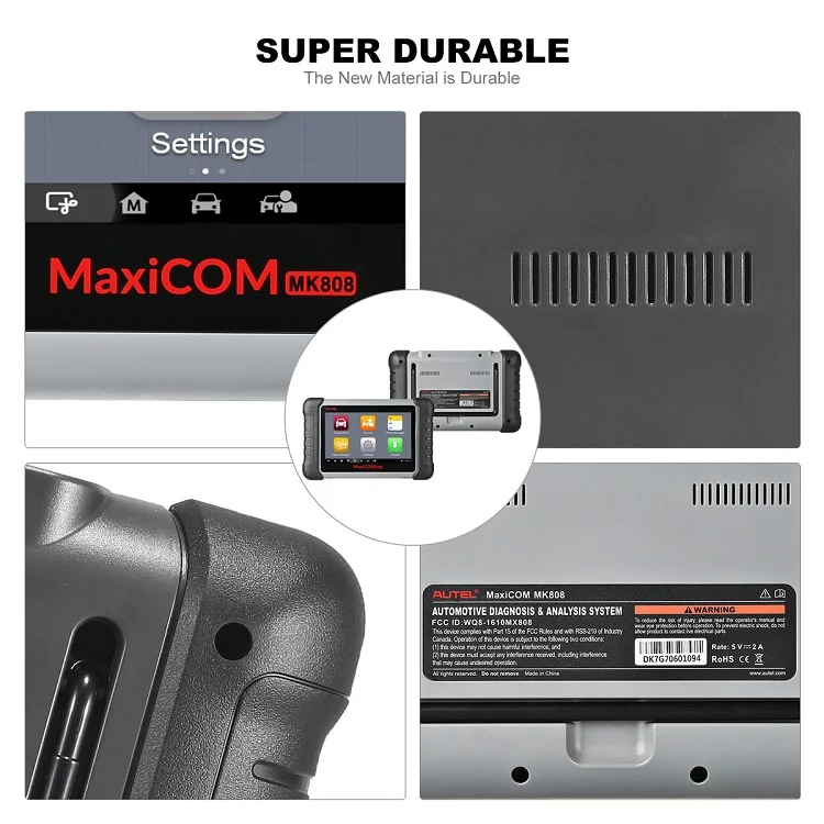 Сканер Autel для считывания кодов автомобилей MaxiCOM MK808 Obd2 Диагностический станок| |