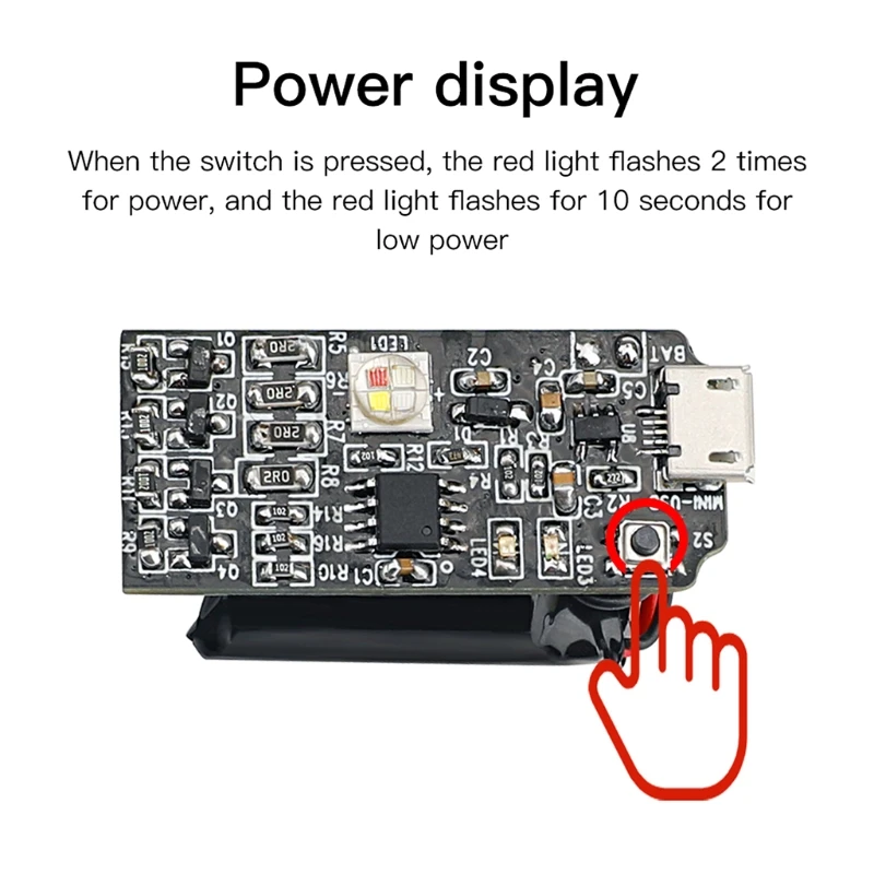 

Drone Flight Lights Replacement Colorful Small Led Flash Strobe Lamp Battery Powered Night Safety Accessories