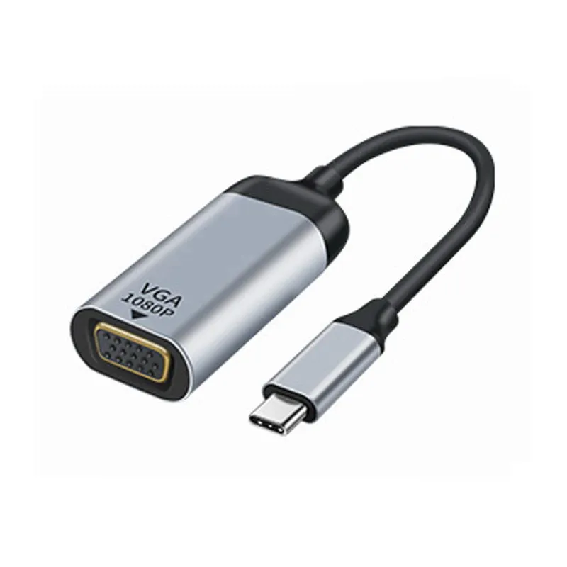

USB-C Type C to VGA Cable Monitor Adapter 1080p 60hz for Tablet & Phone & Laptop