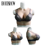 huge fake boobies nipples enhance silicone breasts forms bodysuit plate for shemale transgender crossdress dragqueen cosplay