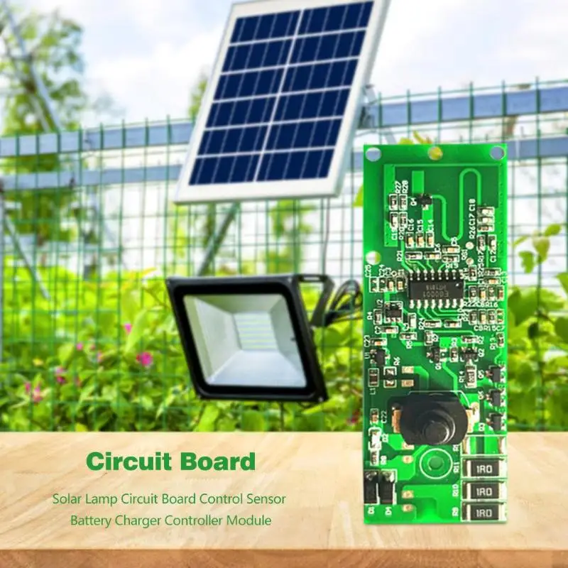 3 2 V 7 датчик движения Солнечный настенный светильник PCB солнечный Управление
