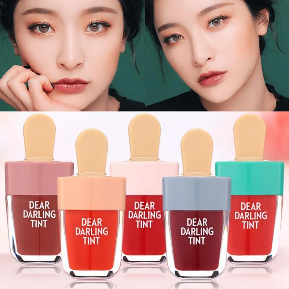 

Liquid Lipstick Velvet Lip Gloss Tint Waterproof Long Make-up Lasting Korean Cute Cream Glaze For Women Lip Cosmetics Ice S F6j5
