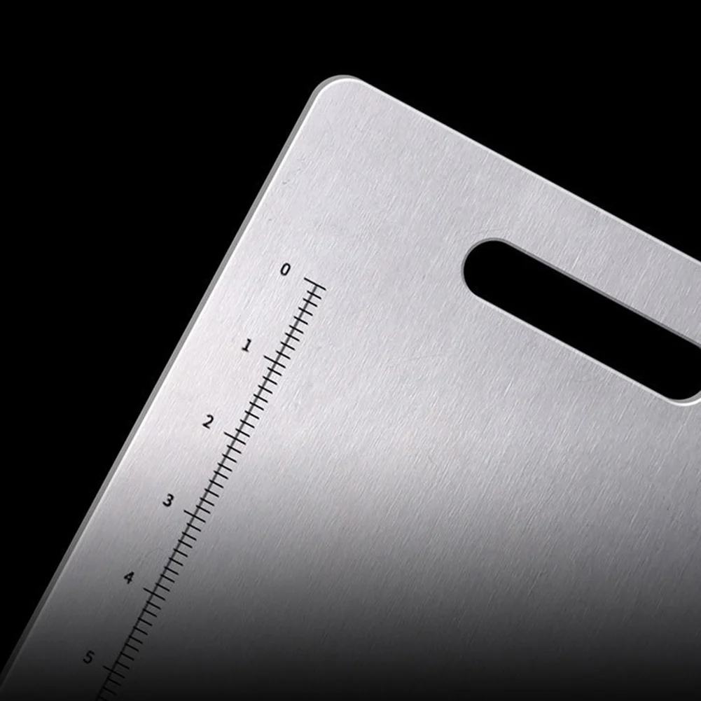 304 разделочная доска из нержавеющей стали со шкалой антибактериальные прочные