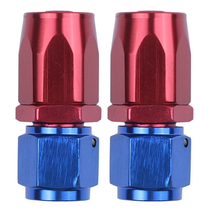 

2X STRAIGHT Turbo Oil Feed Hose Fitting:AN6 8mm