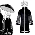 Плащ-кимоно для косплея на Хэллоуин, унисекс