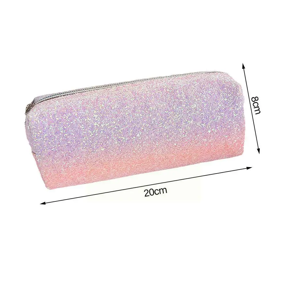 

2021 Kawaii Korea Square Pencil Box Mixed Color Student Storage Cases Stationery Supply Pencil Capacity School Large Bag V7O9
