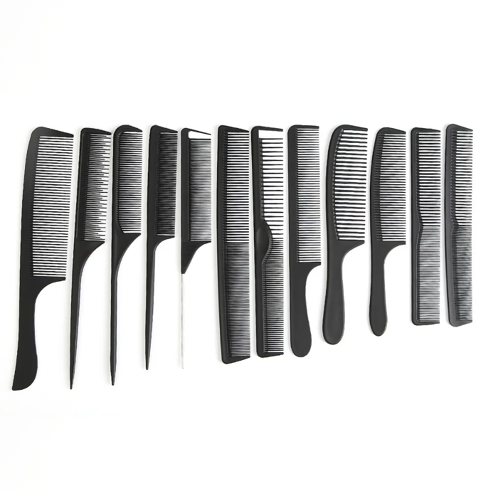 Расческа для волос 12 шт./компл. салонные парикмахерские антистатические расчески
