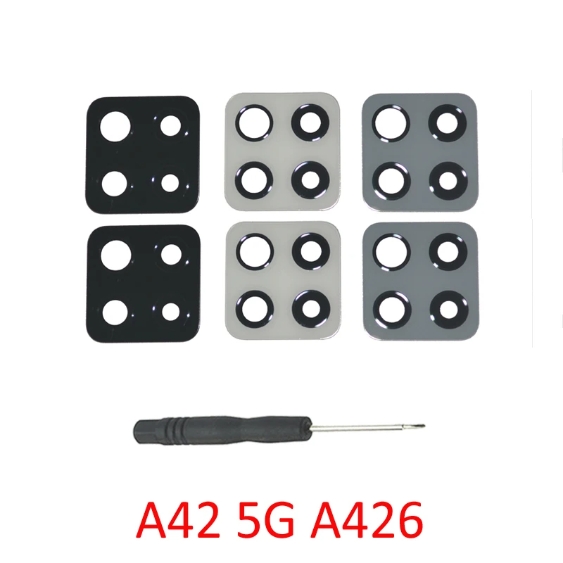

Для Samsung A42 5G A426B A426 камера стеклянной линзой для оригинальный телефон корпус новый задняя крышка камеры с клей + инструменты