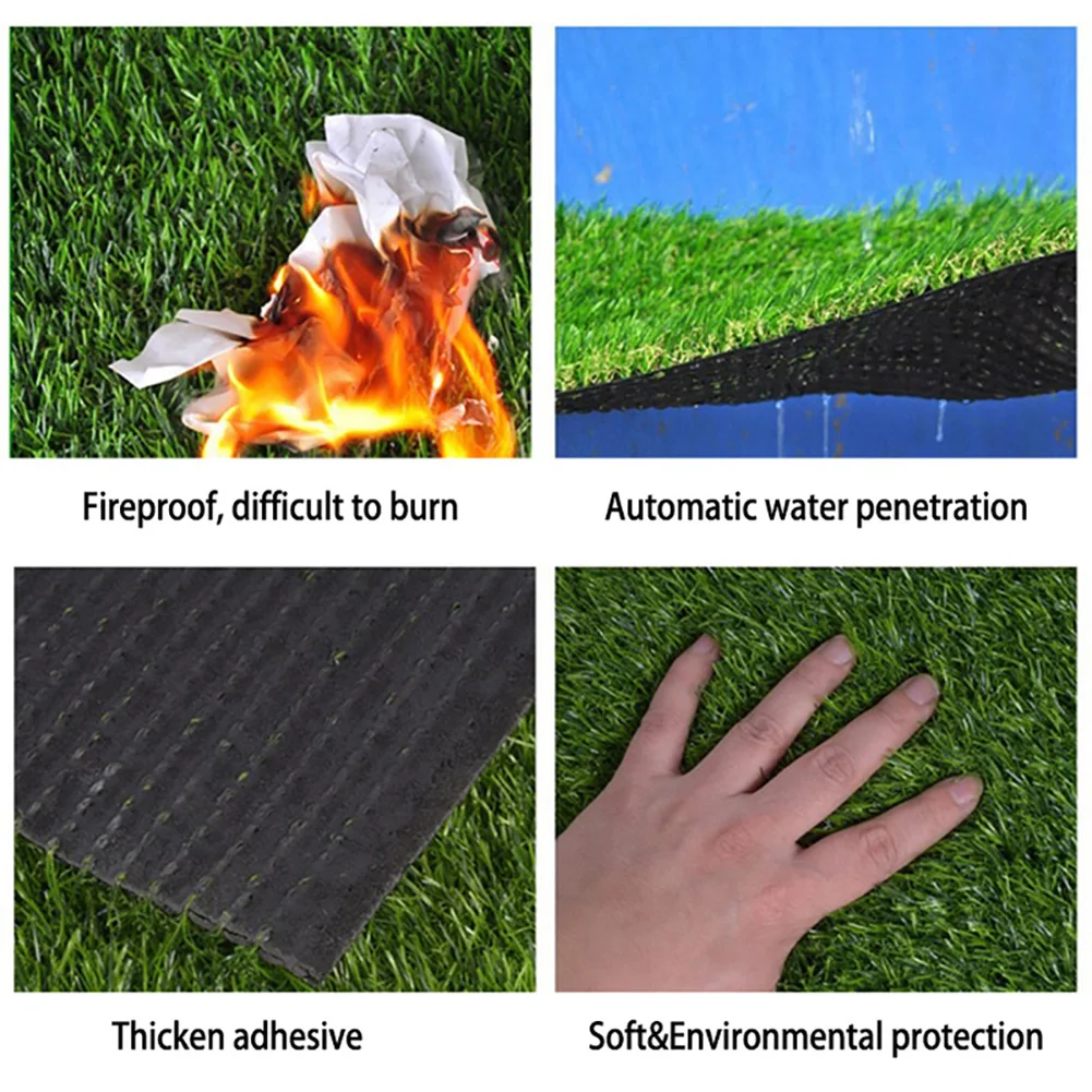 

Simulation Artificial Toxic Free Grass Lawn Floor Mat Carpet Home Indoor Decor