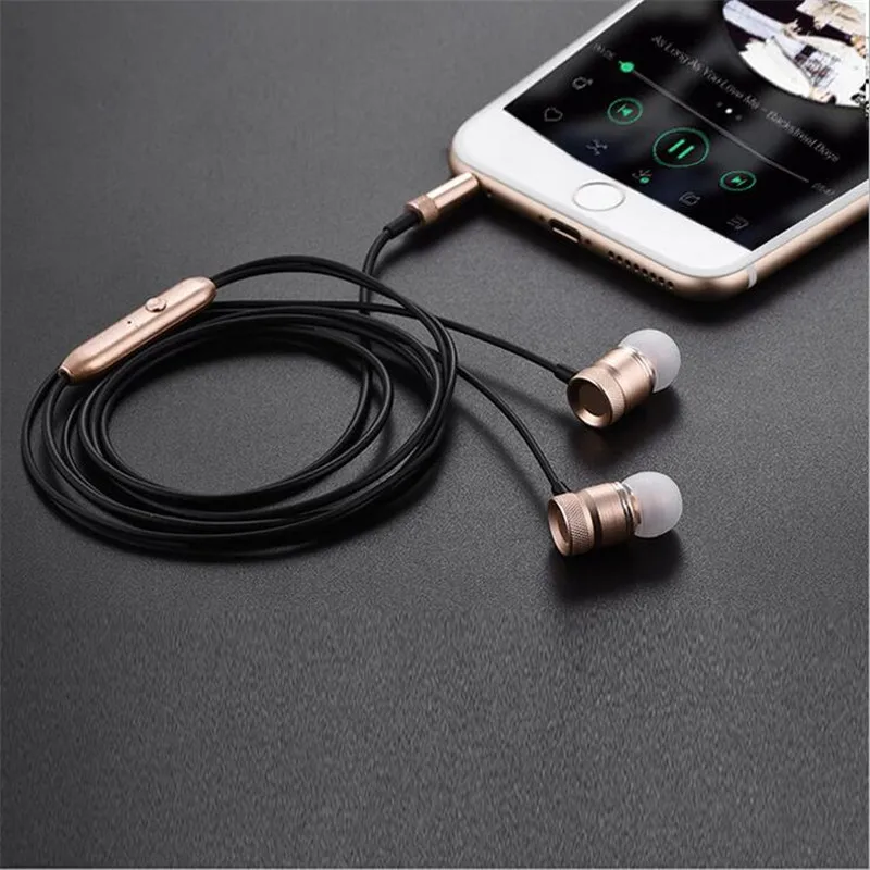 Проводные наушники с микрофоном стерео Hi-Fi наушники-вкладыши двойным драйвером