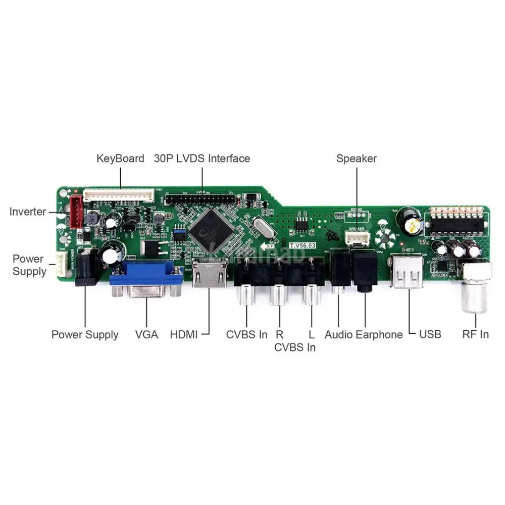 Новый комплект Latumab для фонарей ТВ + HDMI VGA USB плата драйвера контроллера ЖК-экрана |