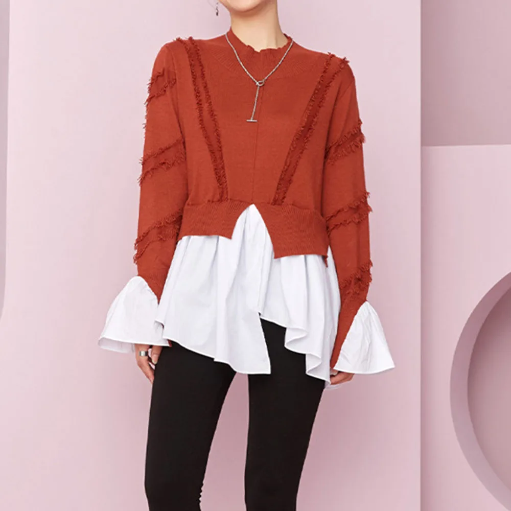 

Sweater Women Knitted Sweater Women 2021 Autumn Winter Korean Cashmere O-neck Long Sleeve Pullover Female Jumper Knitwear