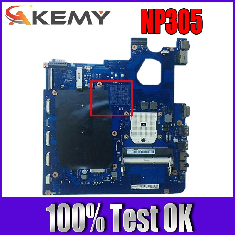 

AKEMY материнская плата для ноутбука Samsung NP305 NP305E4A NP305E5A гнездо FS1 DDR3 BA92-09525A BA92-09525B BA41-01818A основная плата